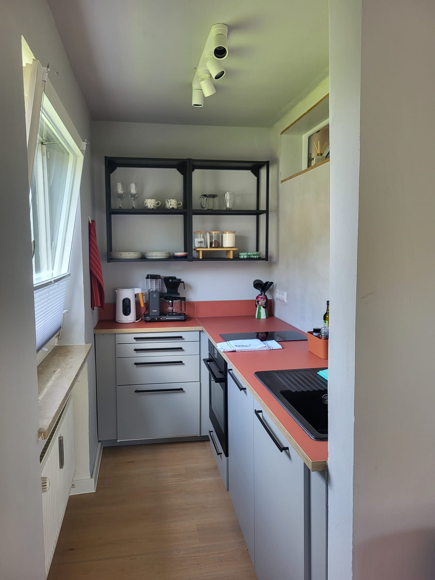 Moderne Küche der Rudelmut Ferienwohnung